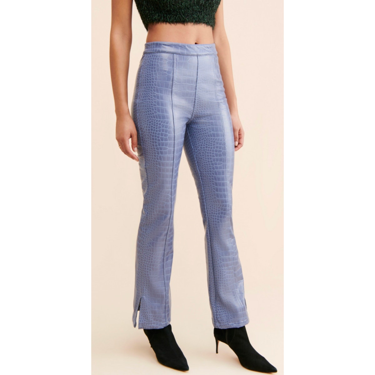 Hosbjerg Irah Croc Pants Purple — image 2 of 8